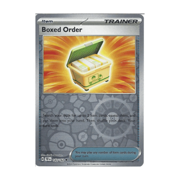 Boxed Order Reverse