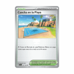 Cancha en la playa