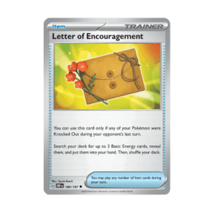 Letter of Encouragement