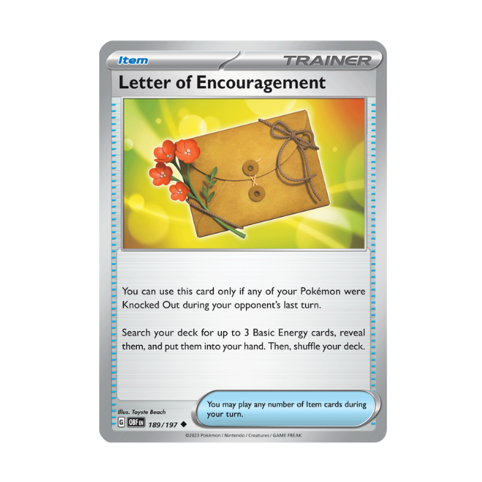 Letter of Encouragement