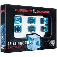 Dungeons And Dragons Gelatinous Cube (6 Piece D6 dice set)