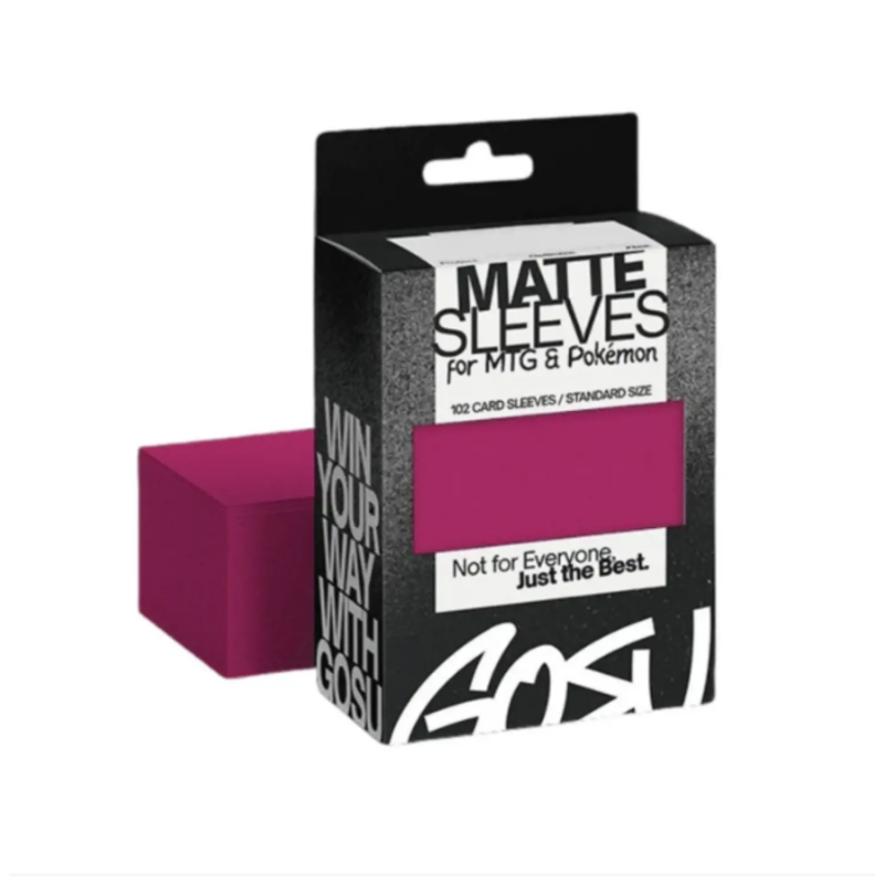 Sleeves MATTE GOSU crimson magenta